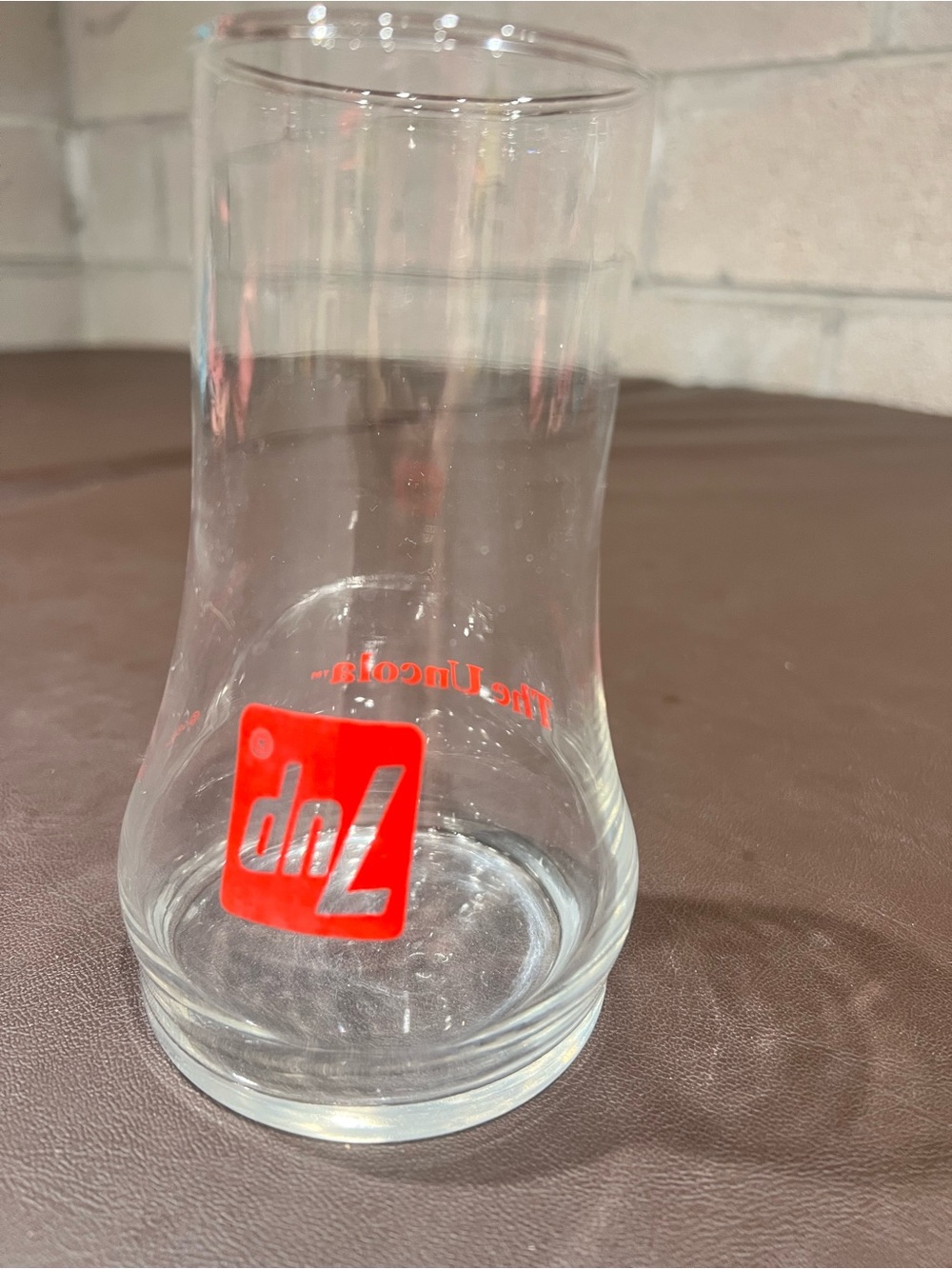7-UP the Uncola Vintage Drinking Glass